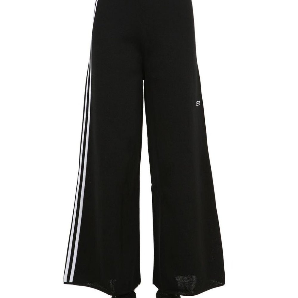 adidas Originals Women's Black Wide Leg Pants